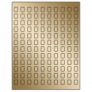 0.42" x 0.58"  Sheet Label