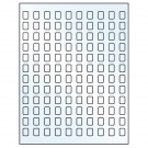 0.42" x 0.58"  Sheet Label