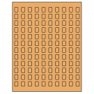 0.42" x 0.58"  Sheet Label