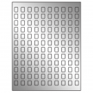 0.42" x 0.58"  Sheet Label