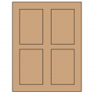 2.875" x 4.312"  Sheet Label