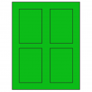 2.875" x 4.312"  Sheet Label