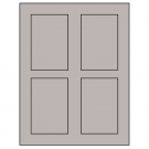 2.875" x 4.312"  Sheet Label