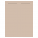 2.875" x 4.312"  Sheet Label