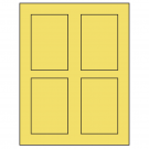2.875" x 4.312"  Sheet Label