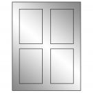 2.875" x 4.312"  Sheet Label