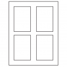 2.875" x 4.312"  Sheet Label
