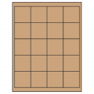 2" x 2"  Sheet Label