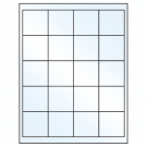 2" x 2"  Sheet Label