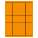 2" x 2"  Sheet Label