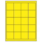 2" x 2"  Sheet Label