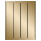 2" x 2"  Sheet Label