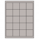 2" x 2"  Sheet Label