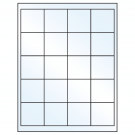 2" x 2"  Sheet Label