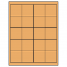 2" x 2"  Sheet Label