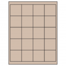 2" x 2"  Sheet Label