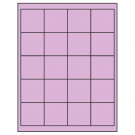 2" x 2"  Sheet Label