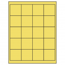 2" x 2"  Sheet Label