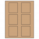 2.625" x 3"  Sheet Label