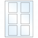 2.625" x 3"  Sheet Label