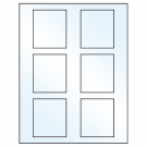 2.625" x 3"  Sheet Label