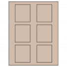 2.625" x 3"  Sheet Label