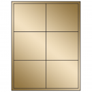 4" x 3.5"  Sheet Label