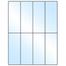 2.125" x 5.5"  Sheet Label