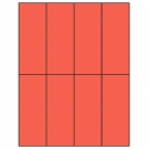 2.125" x 5.5"  Sheet Label