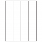 2.125" x 5.5"  Sheet Label