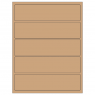 8" x 2"  Sheet Label