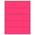 8" x 2"  Sheet Label