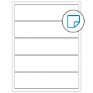 8" x 2"  Sheet Label