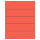 8" x 2"  Sheet Label