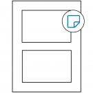 5" x 3.50785"  Sheet Label