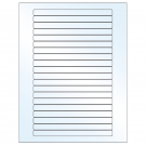 6.25" x 0.5"  Sheet Label