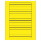 6.25" x 0.5"  Sheet Label