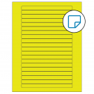 6.25" x 0.5"  Sheet Label