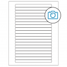 6.25" x 0.5"  Sheet Label