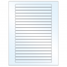 6.25" x 0.5"  Sheet Label