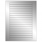 6.25" x 0.5"  Sheet Label