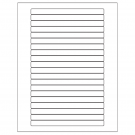 6.25" x 0.5"  Sheet Label