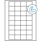 1.59375" x 1.3"  Sheet Label