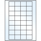 1.59375" x 1.3"  Sheet Label