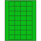 1.59375" x 1.3"  Sheet Label