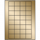 1.59375" x 1.3"  Sheet Label