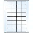 1.59375" x 1.3"  Sheet Label