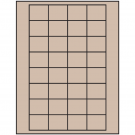1.59375" x 1.3"  Sheet Label