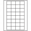 1.59375" x 1.3"  Sheet Label