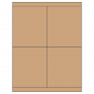 4.25" x 5"  Sheet Label